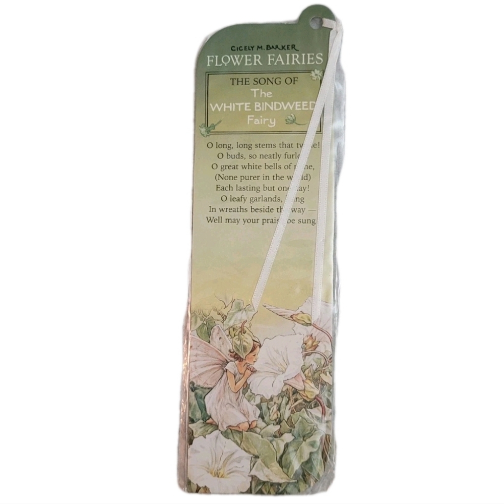 If 2008 Song White Bindweed Fairy Bookmark, Cicely M Barker Flower Fairies #6308
